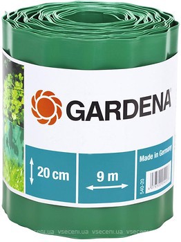Фото Gardena бордюрная лента 9 м x 20 см, зеленый (00540-20)
