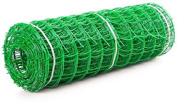 Фото Клевер декоративная 1.4x20 м зеленая ячейки ромб 50x50 мм