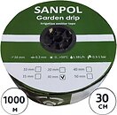 Фото Sanpol капельная лента 9 mil/30 см 2 л/час 1000 м