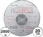 Фото Kompo капельная лента 8 mil/20 см 1.38 л/час 2000 м