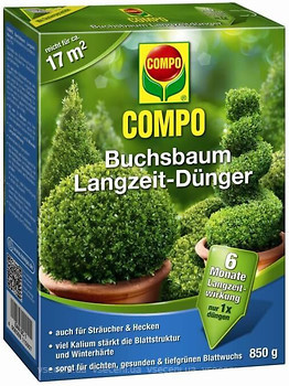 Фото Compo Минеральное удобрение для буксусов, вечнозеленых растений, хвои 850 г