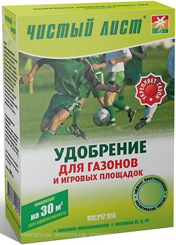 Фото Чистый Лист Удобрение кристаллическое для газонов 300 г