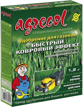 Фото Agrecol Удобрение для газонов Быстрый ковровый эффект 1.2 кг