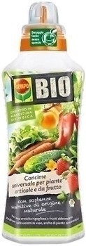 Фото Compo Органическое Bio удобрение для фруктовых и овощных растений 1 л