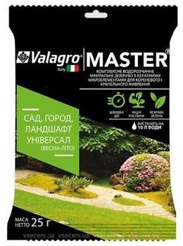 Фото Valagro Удобрение для сада, огорода, ландшафта Master 25 г