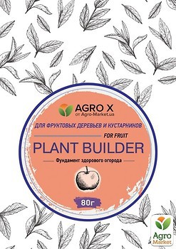 Фото Agro X Удобрение Plant Builder для фруктовых деревьев и кустарников 80 г