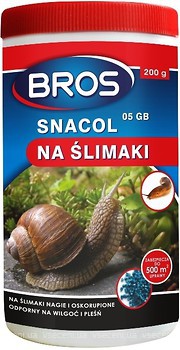 Фото Bros Snacol Гранулы от улиток 200 г