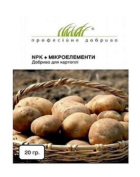Фото Новоферт Комплексное минеральное удобрение NPK + микроэлементы для картофеля 20 г