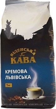 Фото Віденська кава Львівська Кремова в зернах 1 кг