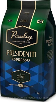 Фото Paulig Presidentti Espresso в зернах 1 кг