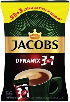 Фото Jacobs 3 в 1 Dynamix растворимый 56 шт