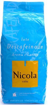 Фото Nicola Cafes Descafeinado в зернах 1 кг