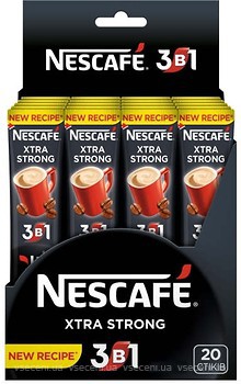 Фото Nescafe 3 в 1 Xtra Strong растворимый 20x 16 г