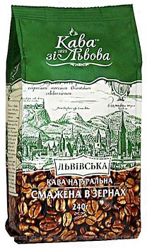 Фото Кава зі Львова Львовский в зернах 240 г