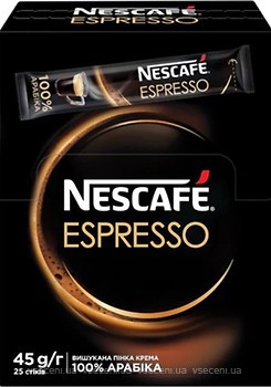 Фото Nescafe Espresso растворимый 25 шт