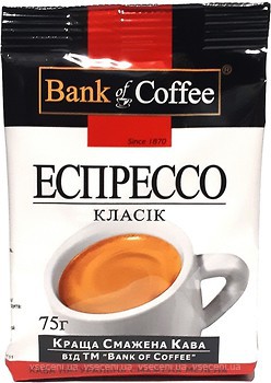 Фото Bank of Coffee Espresso Classic молотый 75 г