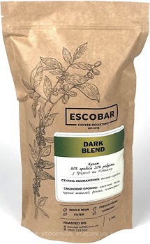 Фото Escobar Dark Blend в зернах 250 г