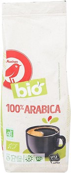 Фото Ашан Bio 100% Arabica молотый 250 г