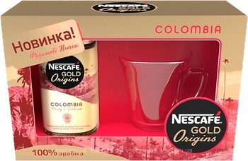 Фото Nescafe Gold Origins Colombia растворимый 100 г + чашка