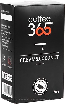 Фото Coffee365 Cream & Coconut молотый 250 г