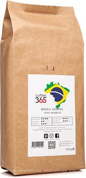 Фото Coffee365 Brasil Santos в зернах 1 кг