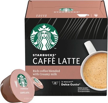 Фото Starbucks Dolce Gusto Caffe Latte в капсулах 12 шт