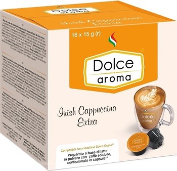 Фото Dolce Aroma Irish Cappuccino Extra в капсулах 16 шт