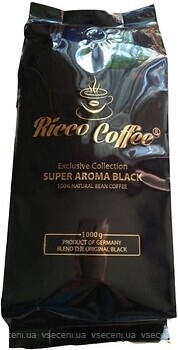 Фото Ricco Coffee Super Aroma Black в зернах 1 кг