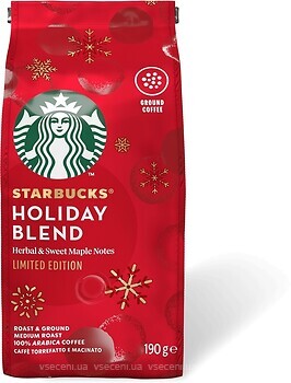 Фото Starbucks Holiday Blend молотый 190 г