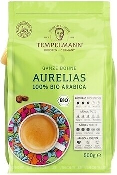 Фото Tempelmann Kaffe Aurelias в зернах 500 г