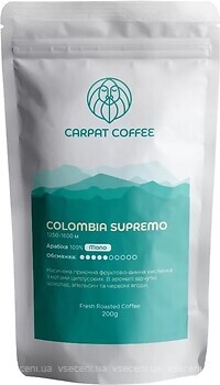 Фото Carpat Coffee Colombia Supremo молотый 200 г