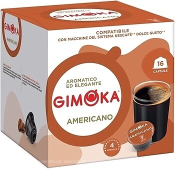 Фото Gimoka Dolce Gusto Americano в капсулах 16 шт