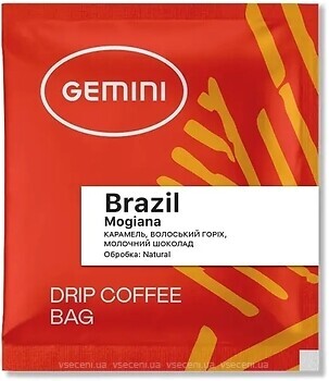 Фото Gemini Brazil Mogiana дрип-кофе 5 шт