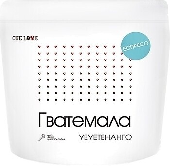 Фото One Love Гватемала Уеуетенанго в зернах 250 г