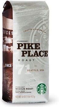 Фото Starbucks Pike Place Roast в зернах 453 г