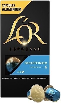 Фото L`or Espresso Decaffeinato в капсулах 10 шт