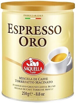 Фото Saquella Caffe Espresso Oro молотый 250 г