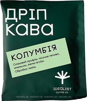 Фото Idealist Coffee Колумбия дрип-пакет 1 шт