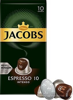 Фото Jacobs Lungo 10 Intenso в капсулах 10 шт