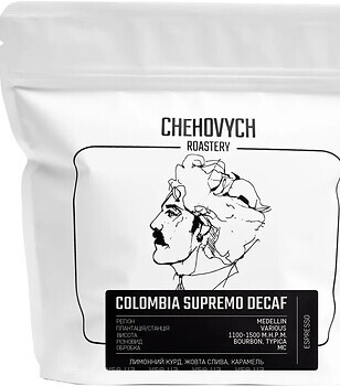 Фото Chehovych Colombia Supremo Decaf в зернах 1 кг