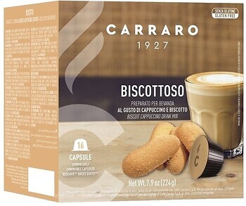Фото Carraro Dolce Gusto Biscottoso в капсулах 16 шт