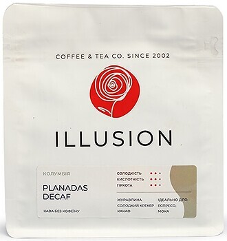 Фото Illusion Colombia Planadas Decaf (эспрессо) в зернах 1 кг