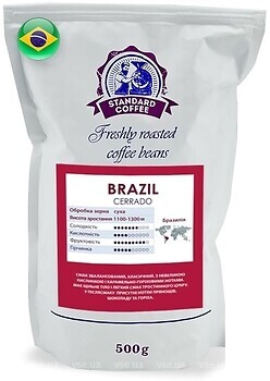 Фото Standard Coffee Бразилия Черрадо 100% арабика в зернах 500 г