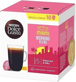 Фото Nescafe Dolce Gusto Miami Morning Blend в капсулах 18 шт