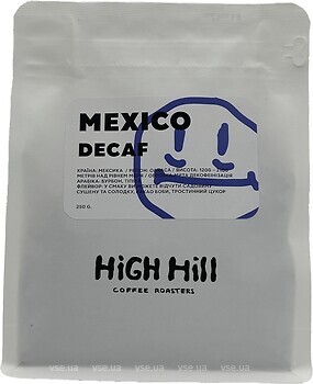 Фото High Hill Mexico Mountion Water Decaf Omni в зернах 250 г