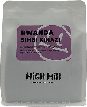 Фото High Hill Rwanda Simbi Kinazi Omni в зернах 250 г