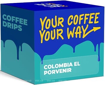 Фото 25 Coffee Roasters Drips Colombia El Porvenir дрип-кофе 8 шт