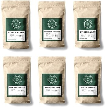 Фото Romus Coffee Roastery дегустационный набор 6 видов молотый 300 г