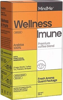 Фото MindMe Wellness & Imune молотый 250 г