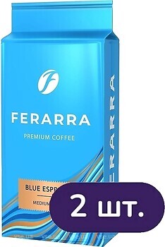 Фото Ferarra Caffe Blue Espresso молотый 2x 250 г